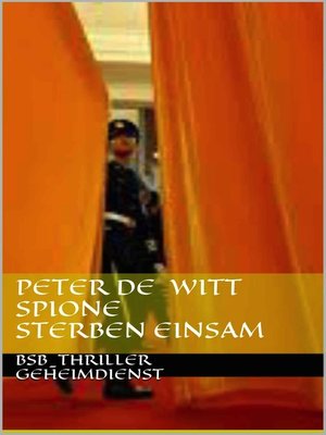 cover image of Spione sterben einsam